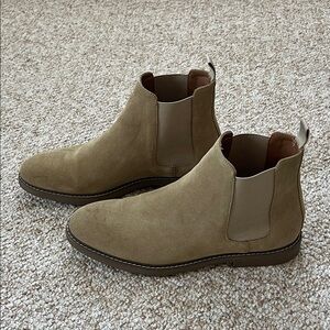 Steve Madden Men's Highline Chelsea Boots - Sand Suede (Tan) - Size 11M